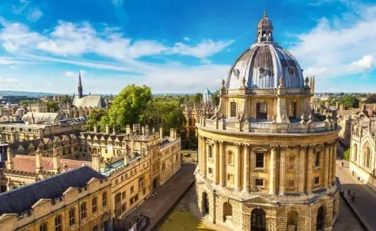 Oxford, Radcliffe Camera, Bodleian knihovna