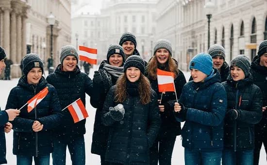 Studenti v Rakousku