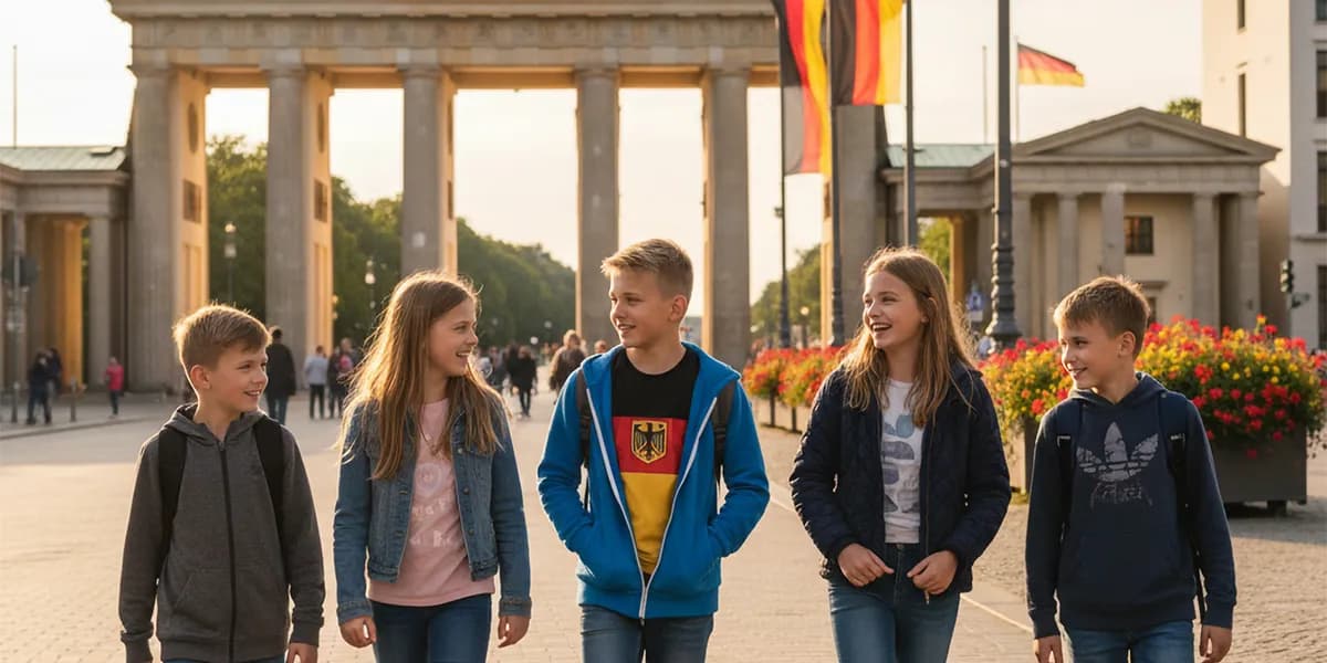 Děti na jazykovém pobytu v Německu