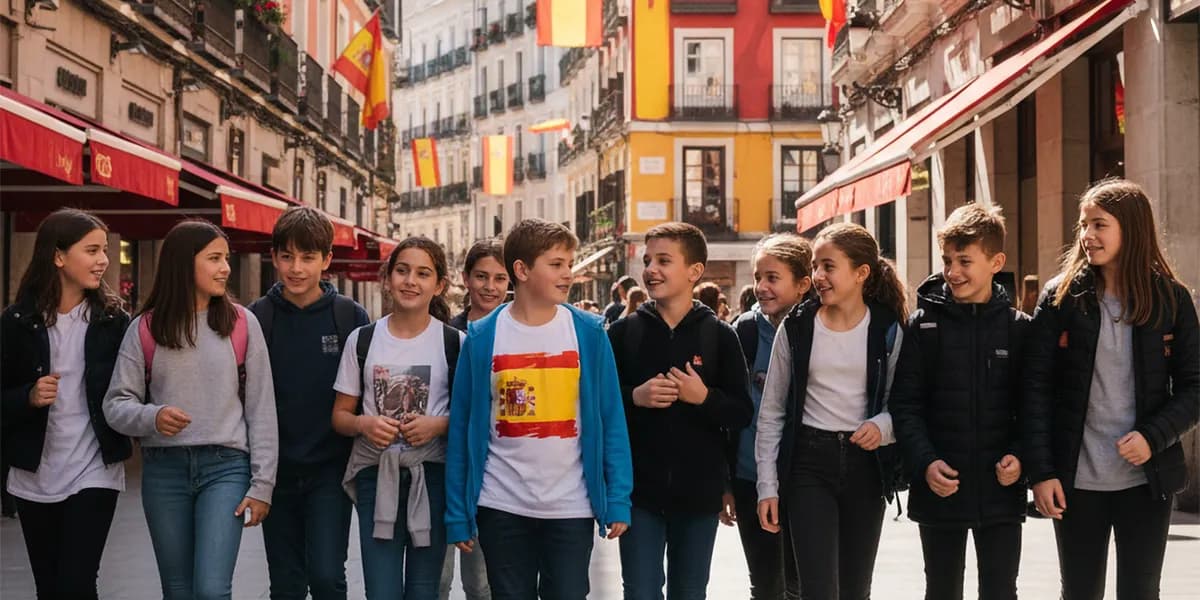 Děti na jazykovém pobytu ve Španělsku
