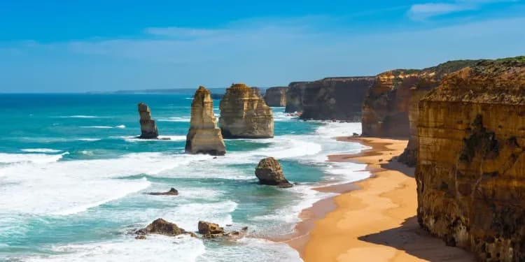 Meblourne, skalnatý útvar 12 apoštolů