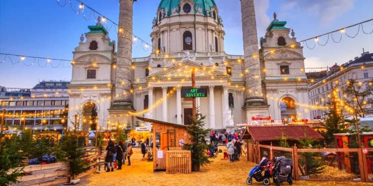 Adventní trhy ve Vídni