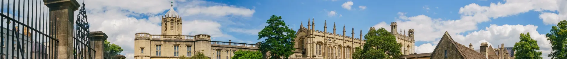 Oxford, zahrada poblíž katedrály Christ Church
