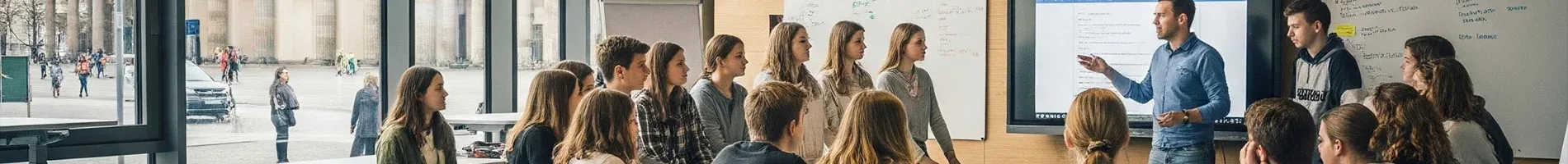 Studenti na školním zájezdu v Berlíně