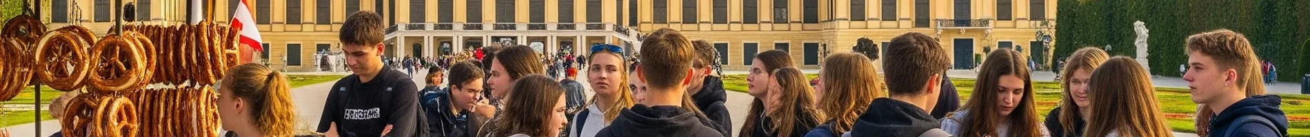 Studenti na školním zájezdu ve Vídni