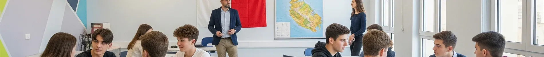 Studenti na školním zájezdu na Maltě