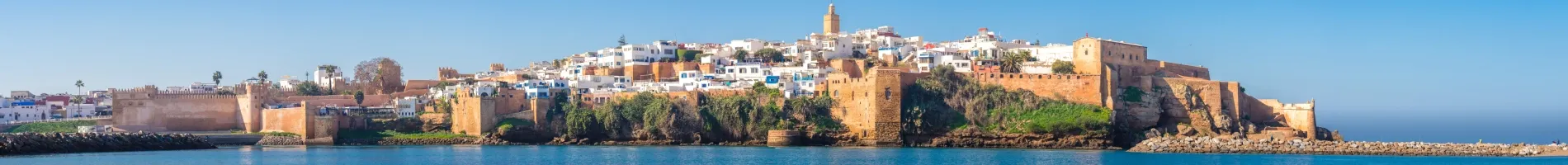 Pevnost Kasbah of Udayas v marockém Rabatu. 