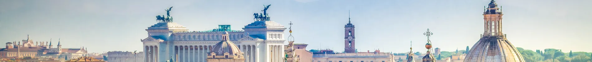 pohled na panorama města Říma