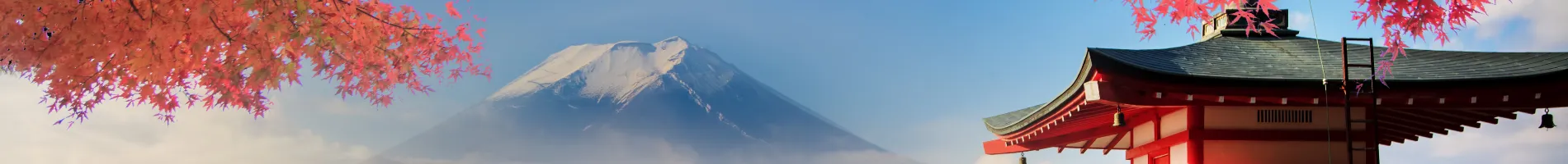 Hora Fuji v Japonsku.